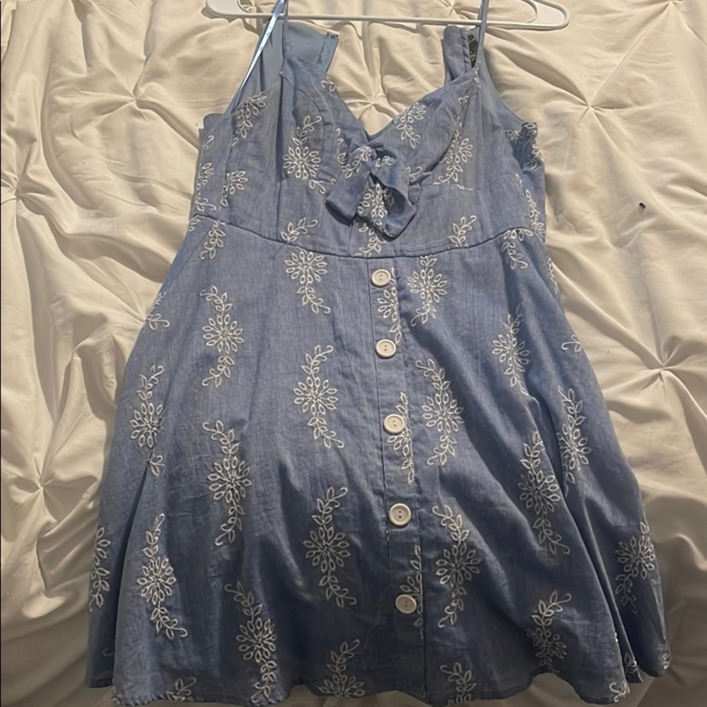 Blue sundress